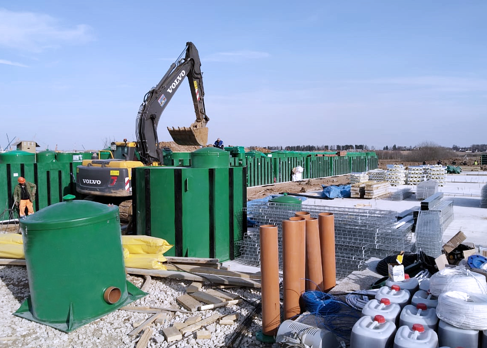 Хозяйственно-бытовой сток - 1200 м3 в сутки, инфекционный комплекс п. Вороновское, МО