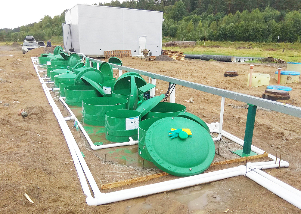 Промышленный сток - 100м3, Предприятие по выращиванию и переработке радужной форели, респ. Карелия